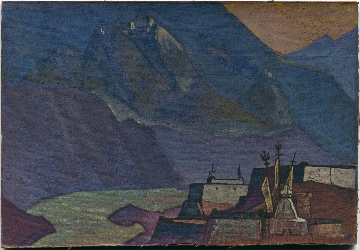Chandra-floden, 1932 af Nicholas Roerich