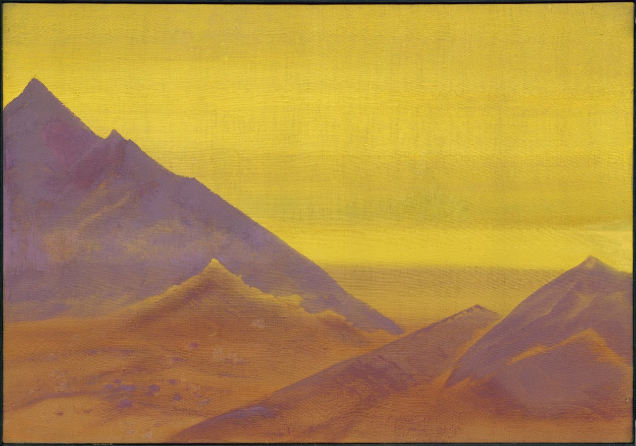 Dawn, ca. 1930 af Nicholas Roerich
