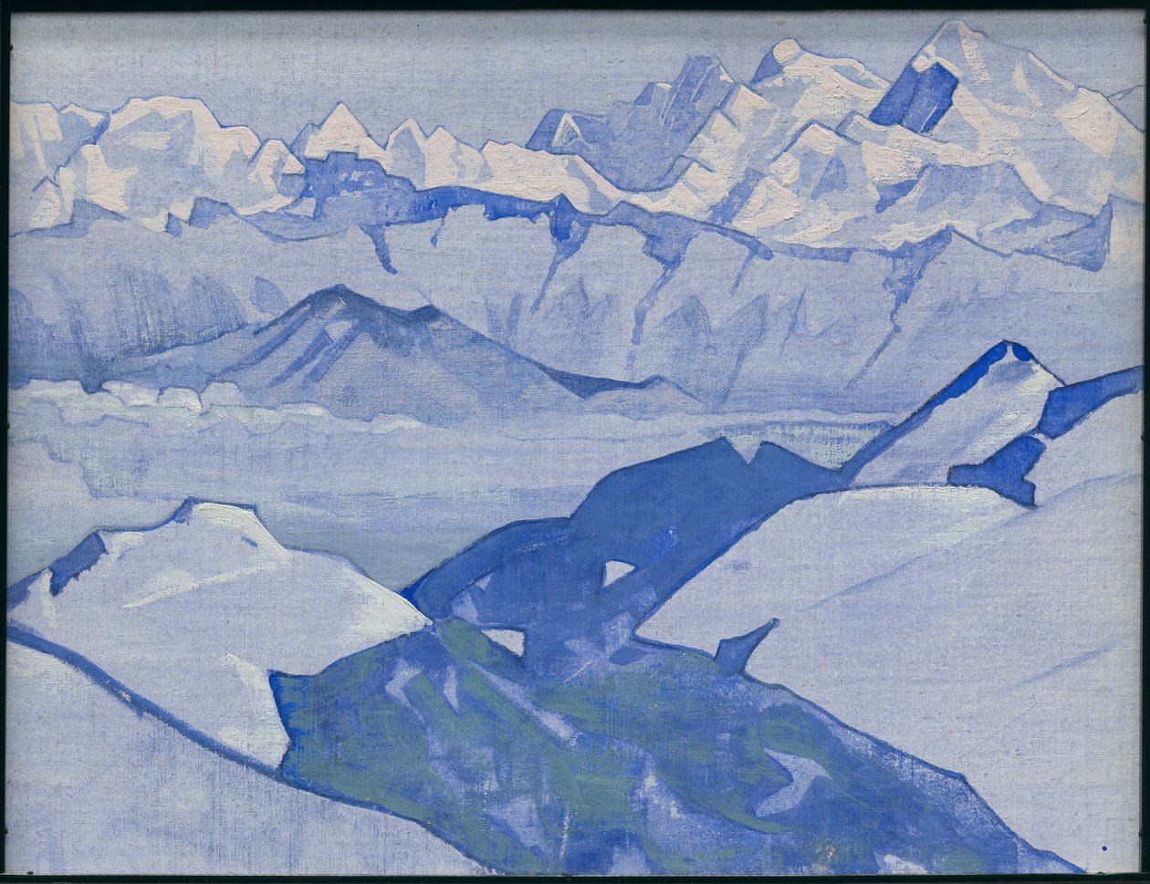 Everest Range, "Himalayan"-serien, 1924 af Nicholas Roerich