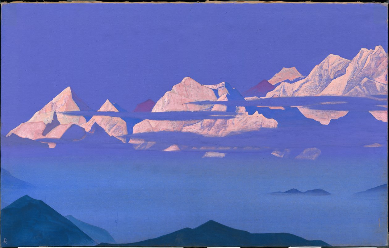Himalaya, 1933 af Nicholas Roerich