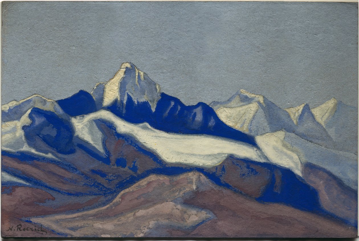 Himalaya, 1945 af Nicholas Roerich