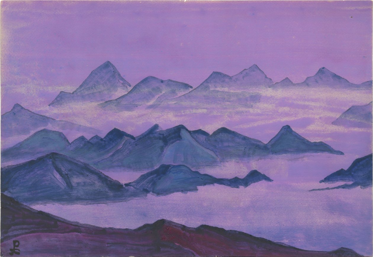 Himalaya. Albumblad, 1934 af Nicholas Roerich