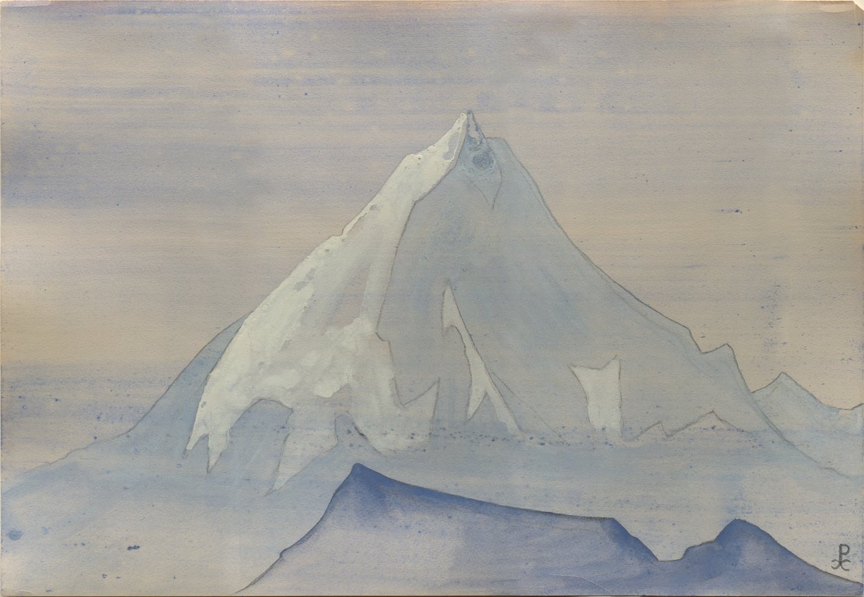 Himalaya, albumblad, 1934 af Nicholas Roerich