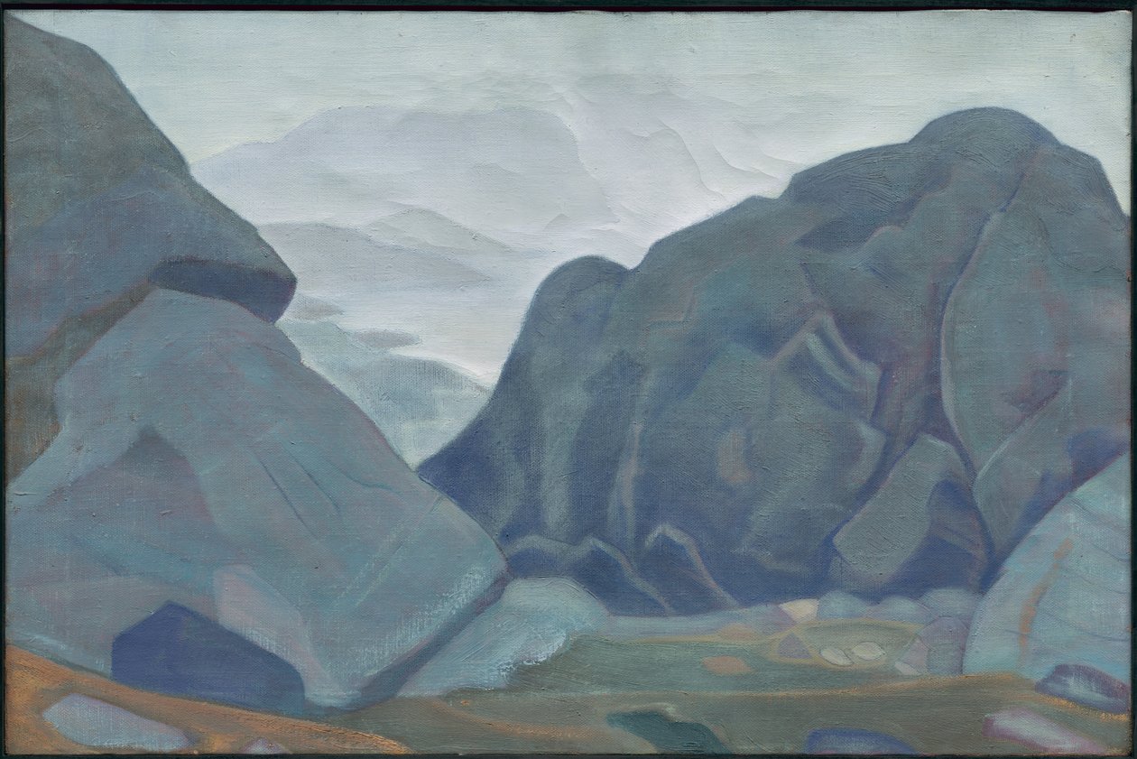 Monhegan, Maine, "Ocean"-serien, 1922 af Nicholas Roerich