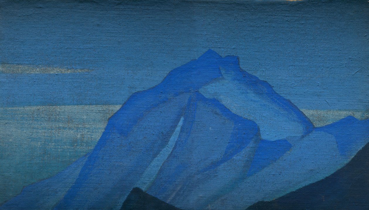 Bjergstudie, c.1929 af Nicholas Roerich