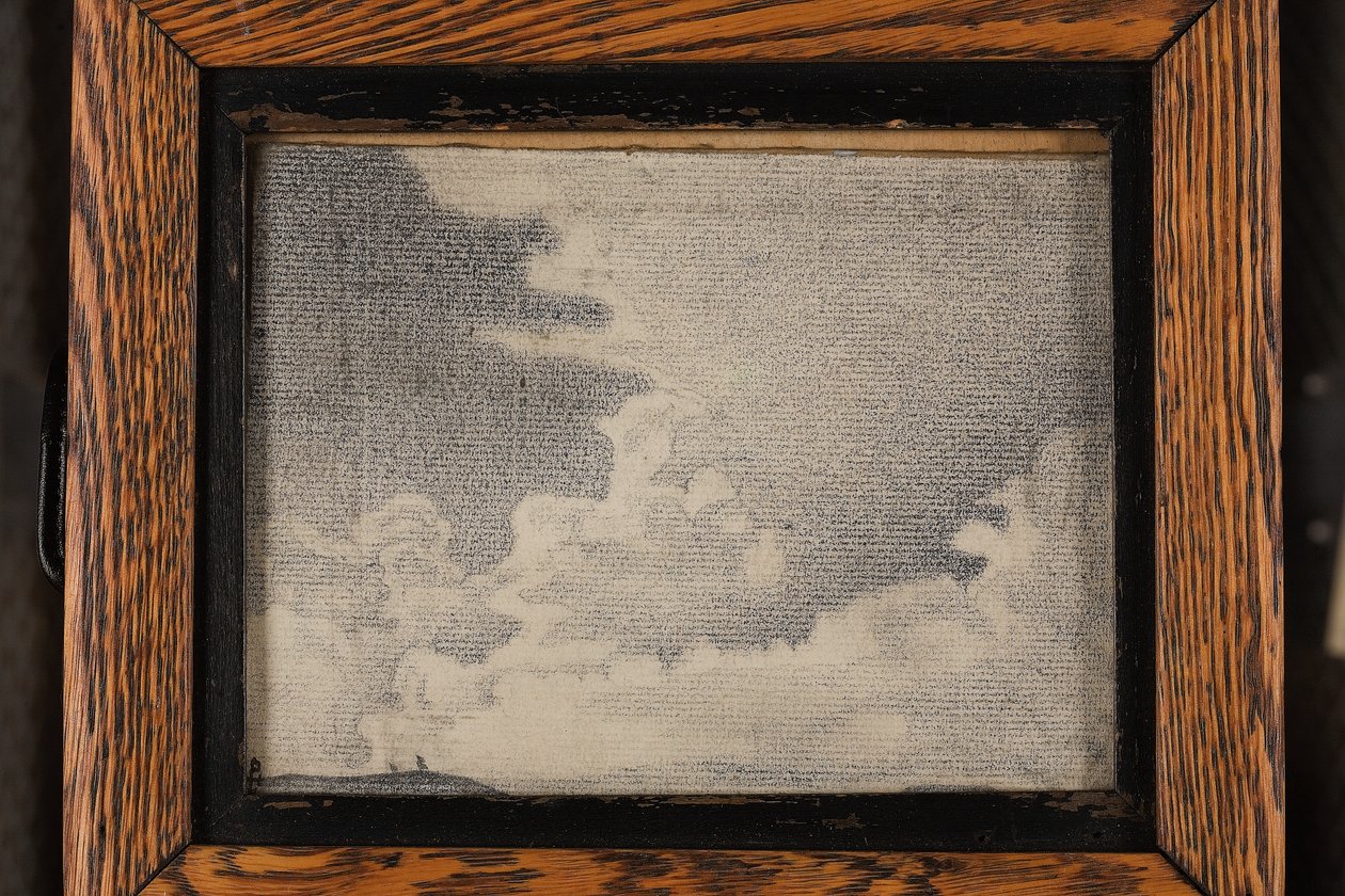 Skitse af landskab og skyer, ca. 1917-19 af Nicholas Roerich
