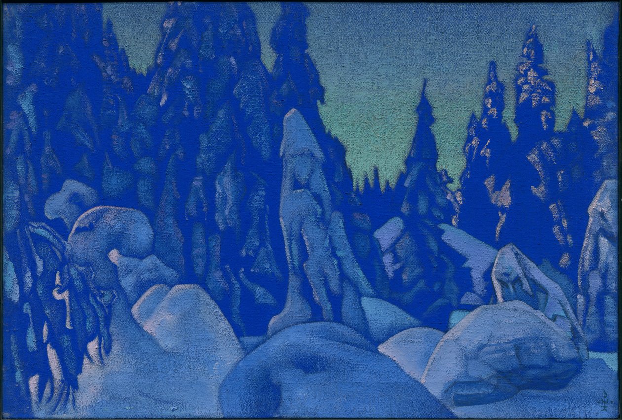 Snow Guardians, 1922 af Nicholas Roerich