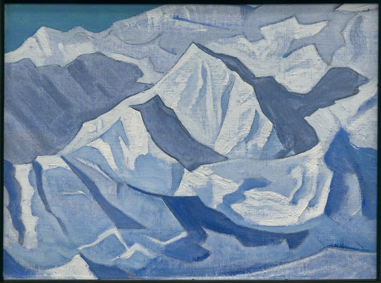 Snowy Ascent, "Himalayan"-serien, 1924 af Nicholas Roerich