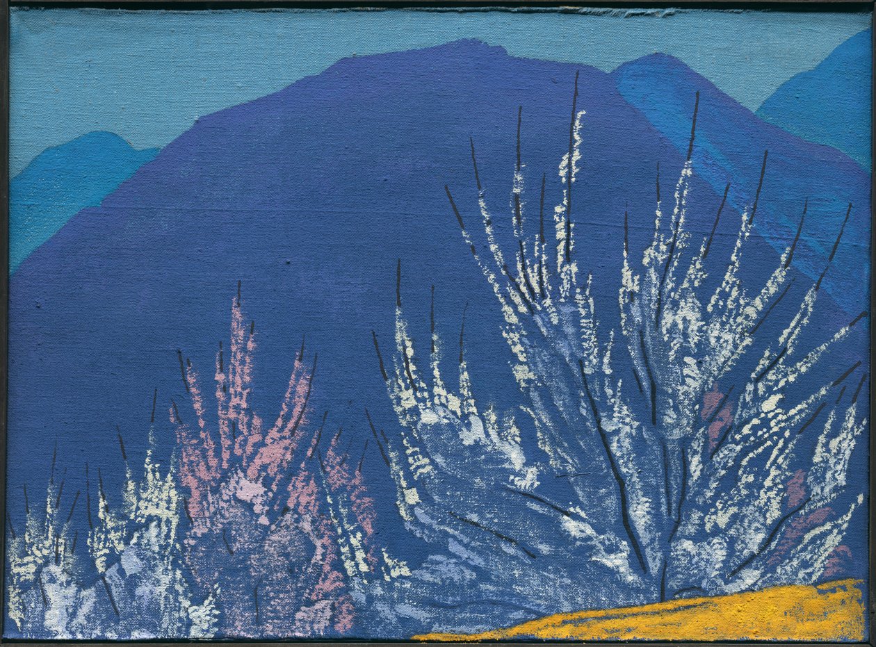 Studie til maleriet "Krishna", 1933 af Nicholas Roerich