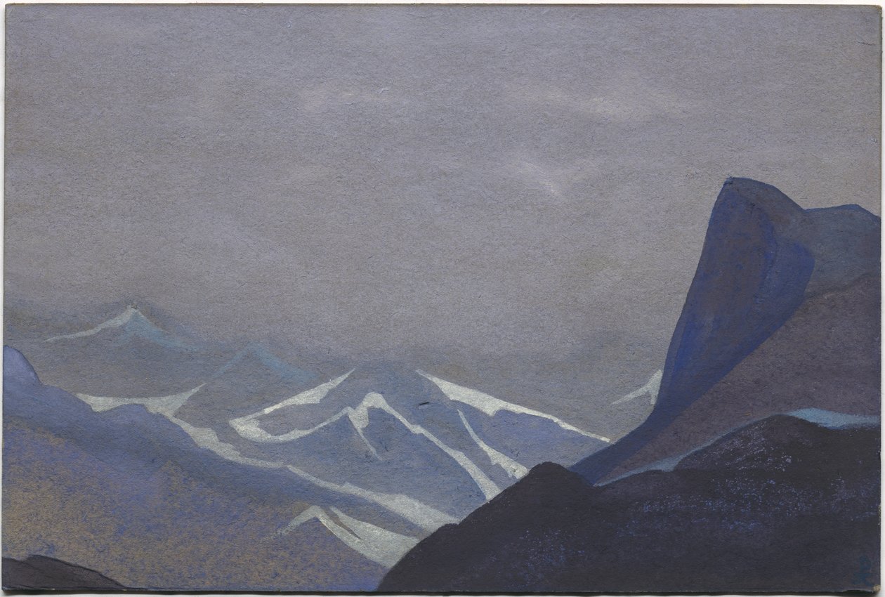 Suget Pass, 1936 af Nicholas Roerich