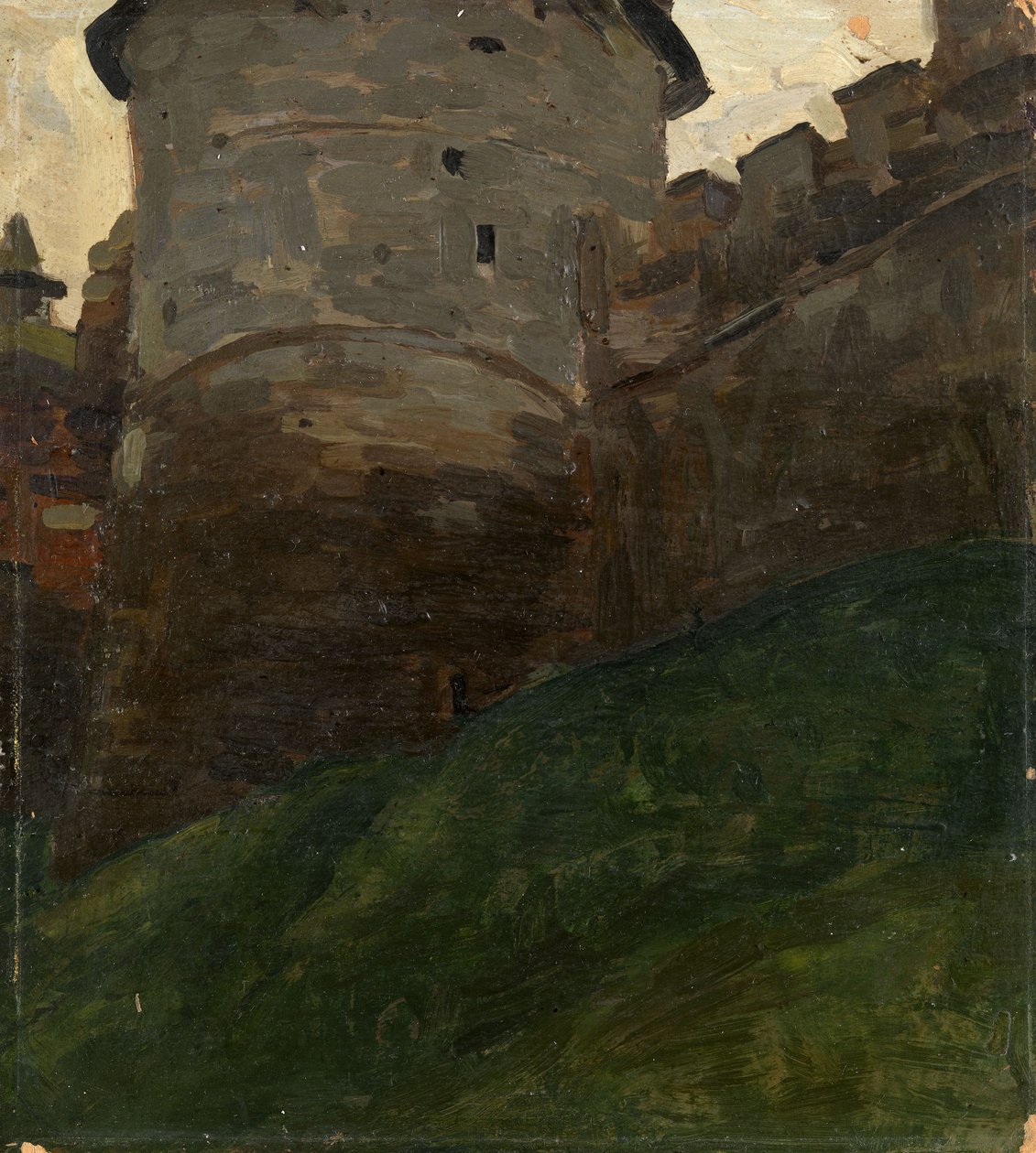 Novgorod Kreml-tårnet, ca. 1903 af Nikolai Konstantinowitsch Roerich