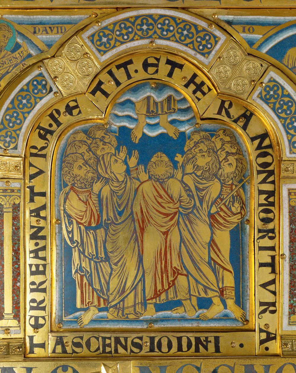 Kristi himmelfart, fra Verdun-alteret ... af Nicholas of Verdun