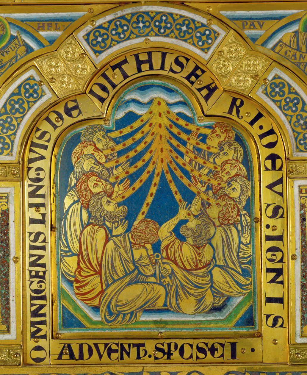 Pinse, fra Verdun-alteret ... af Nicholas of Verdun