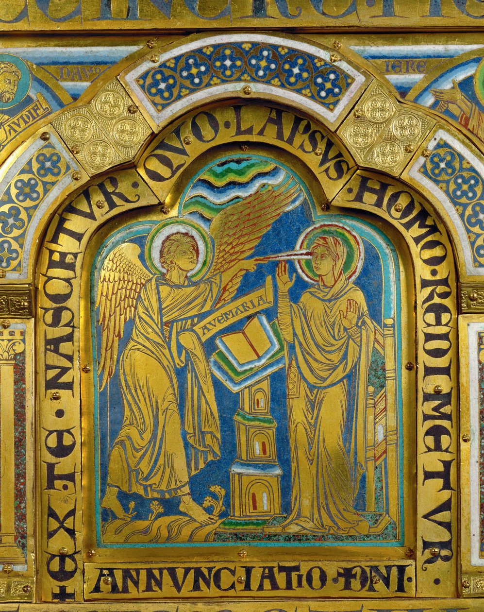 Bebudelsen, fra Verdun-alteret ... af Nicholas of Verdun