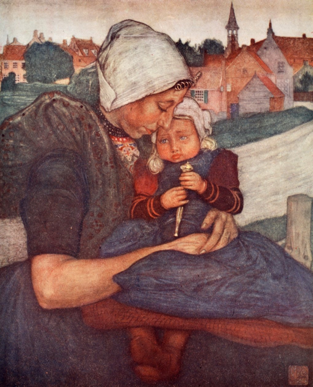 Axels mor og barn, 1904 af Nico Jungman