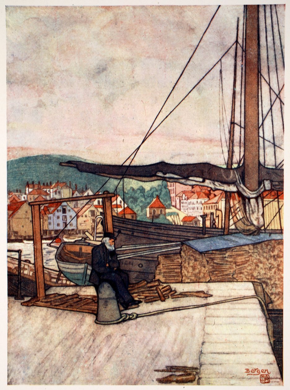 Bergen, 1905 af Nico Jungman