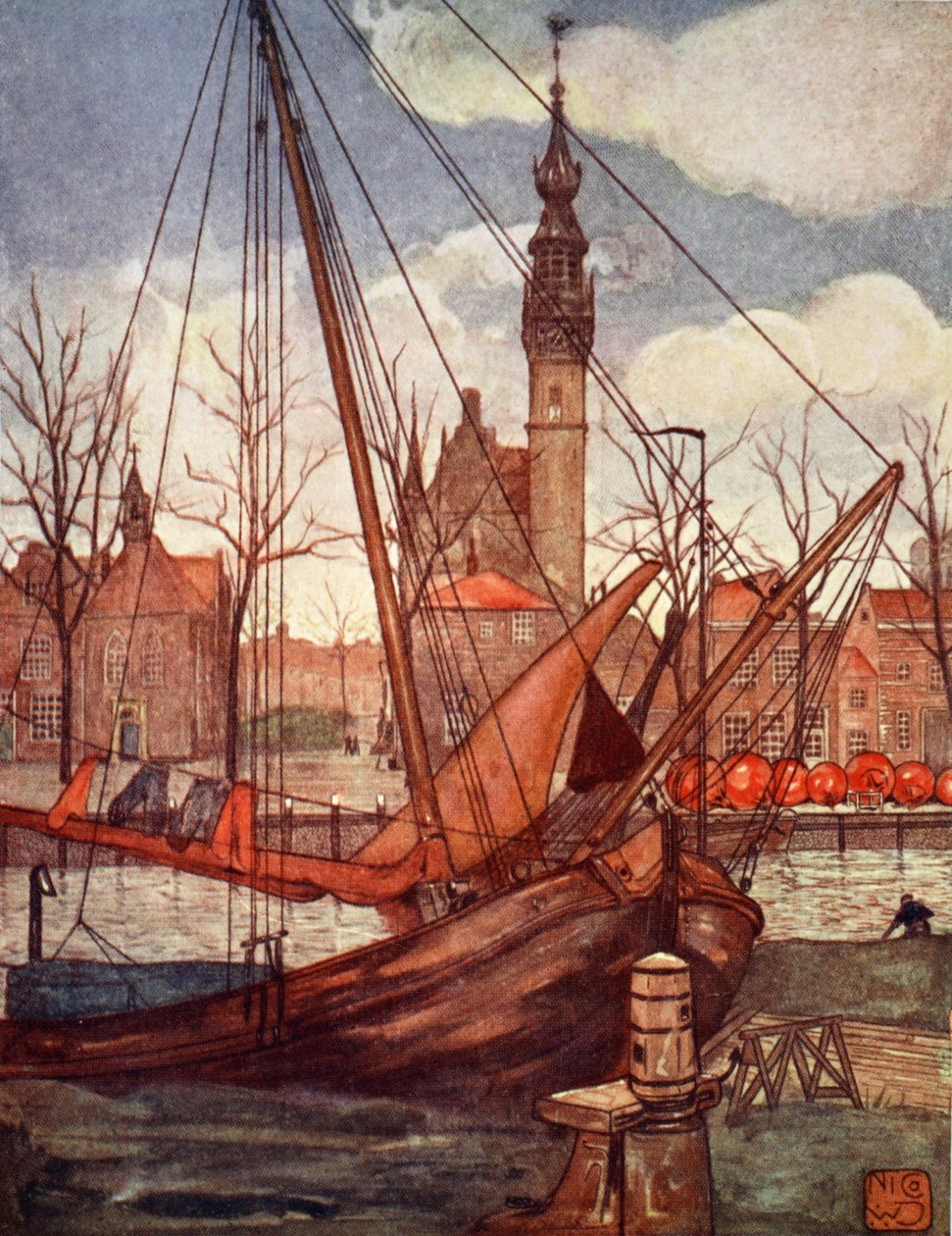 Veere, 1904 af Nico Jungman