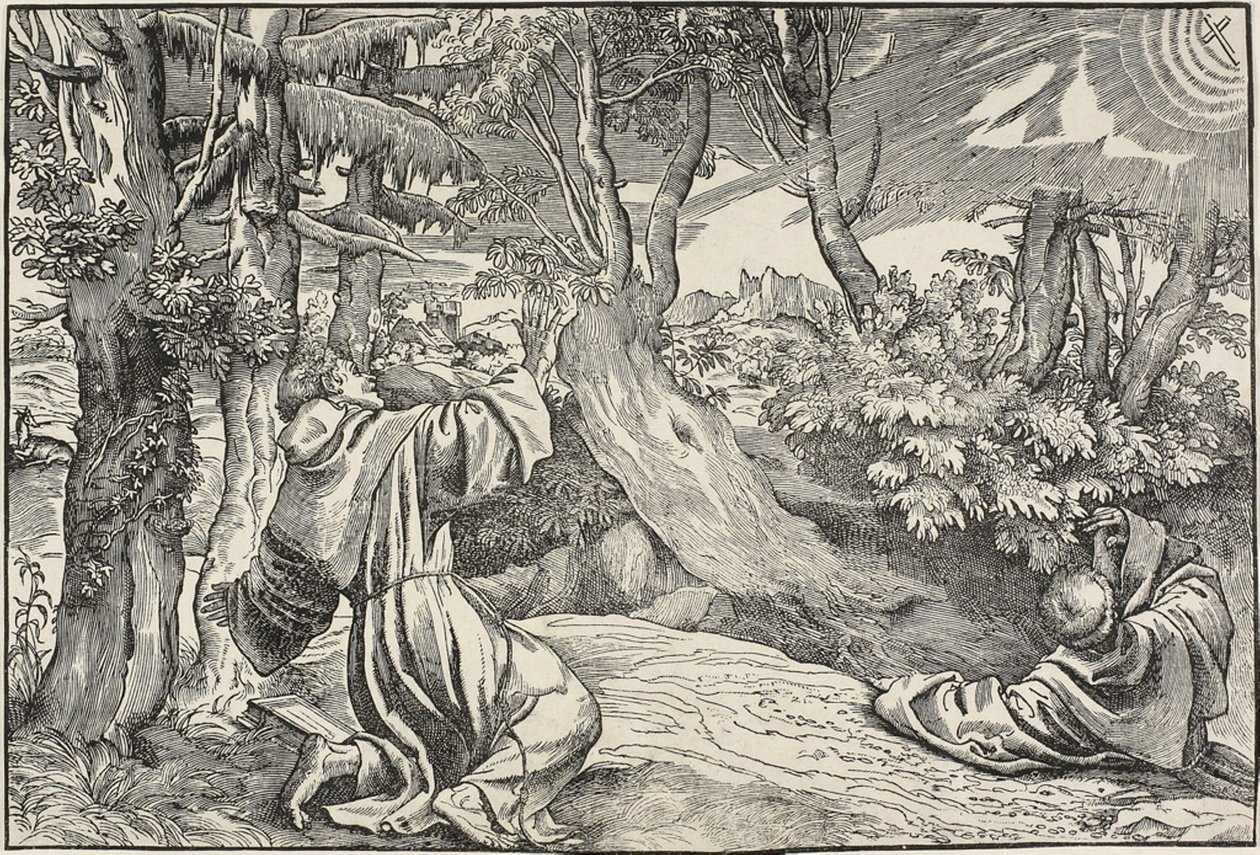 Saint Francis modtager Stigmata af Nicolò Boldrini