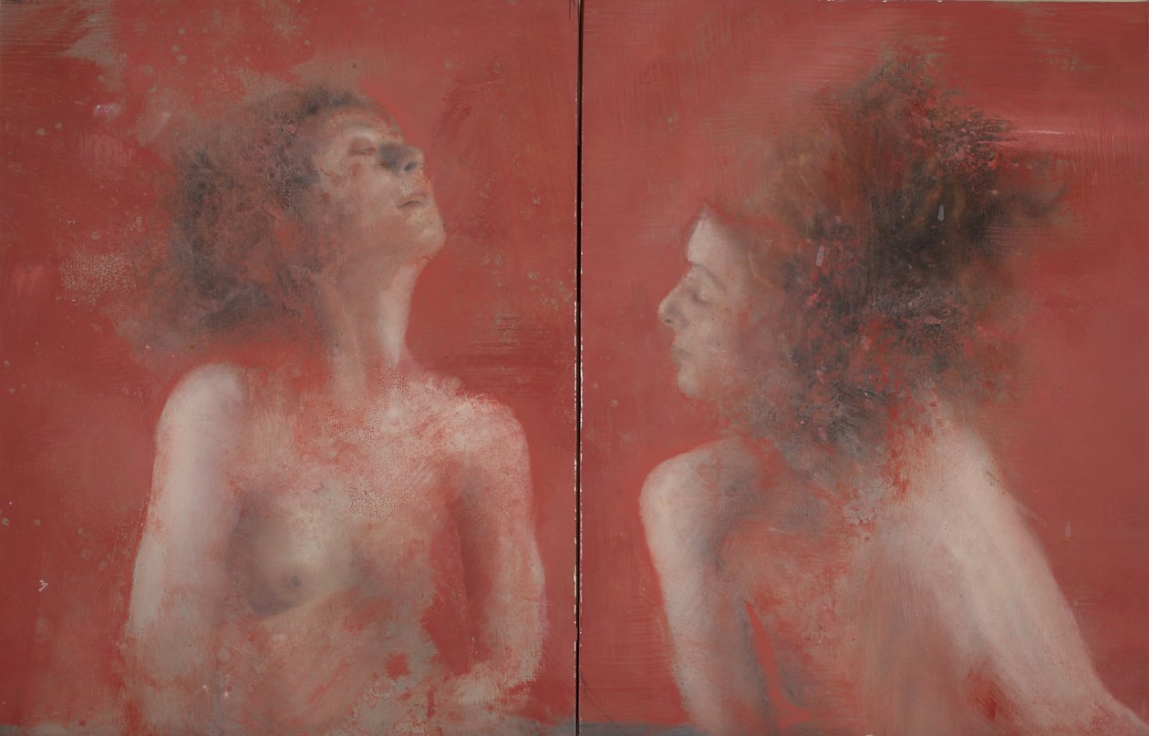 Dialog, 2015 (olie på lærred) af Nicola Pucci