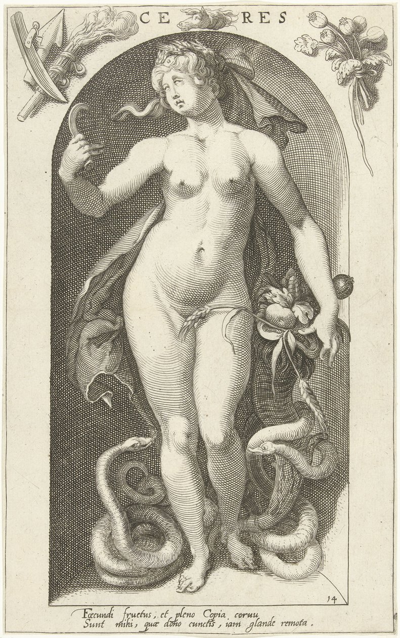 Ceres (titel på objekt) Ancient Gods (serietitel) af Nicolaas Braeu