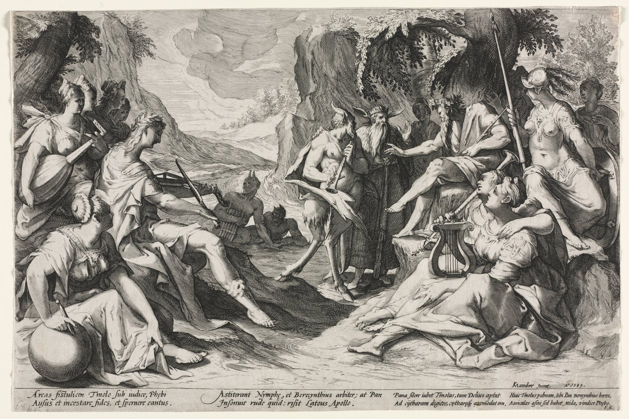 Midas-dommen, 1589. af Nicolaes Clock