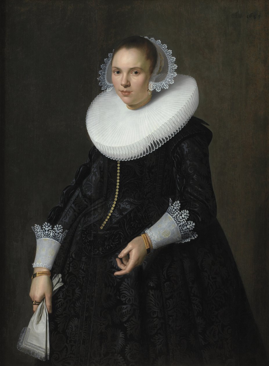 Portræt af en Dame af Nicolaes Eliasz. Pickenoy