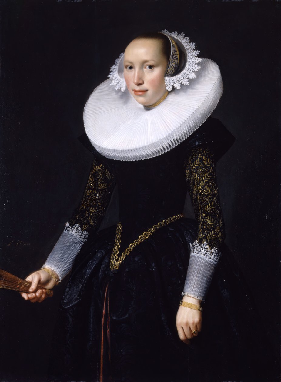 Portræt af en kvinde, 1630. af Nicolaes Eliasz Pickenoy