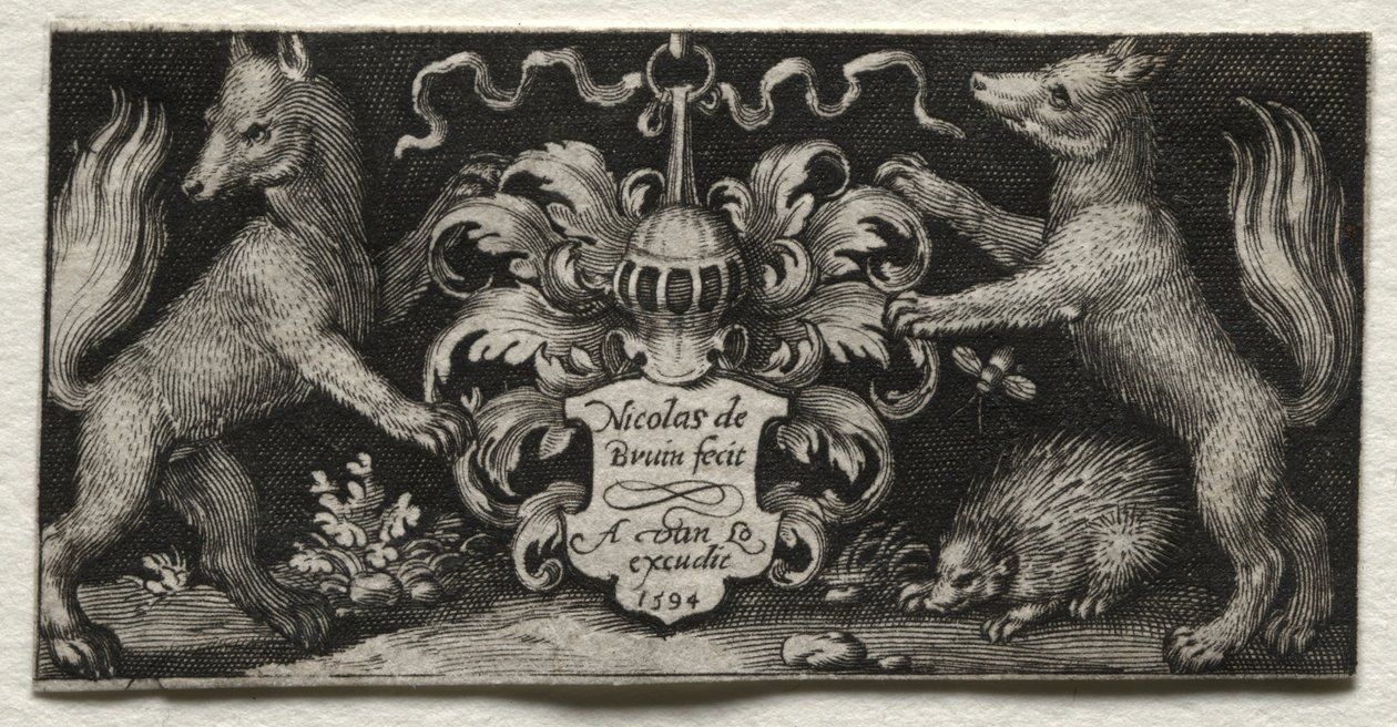 Våbenskjold, 1594. af Nicolaes de Bruyn