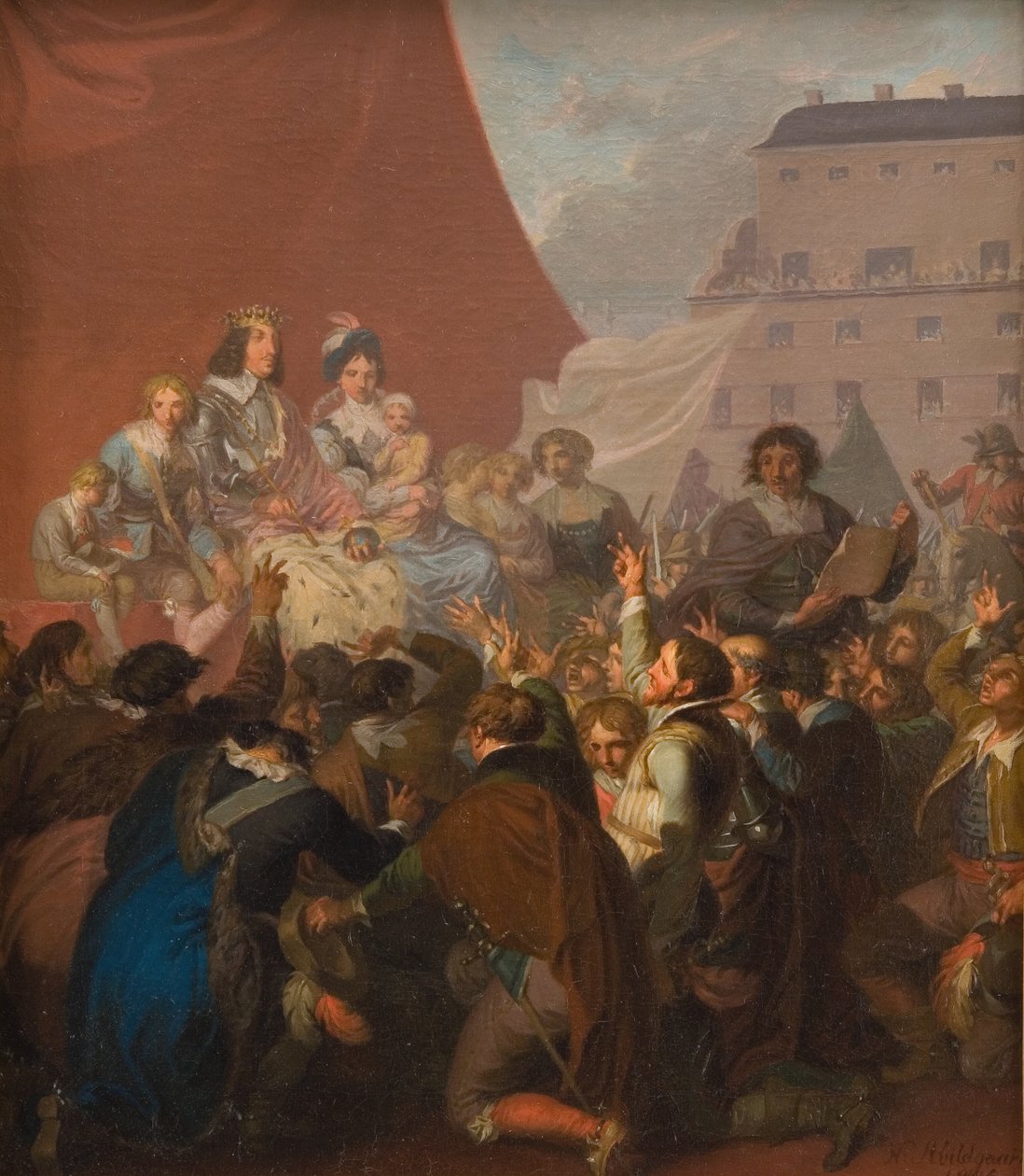 Troskabseden i 1660 af Nicolai Abildgaard