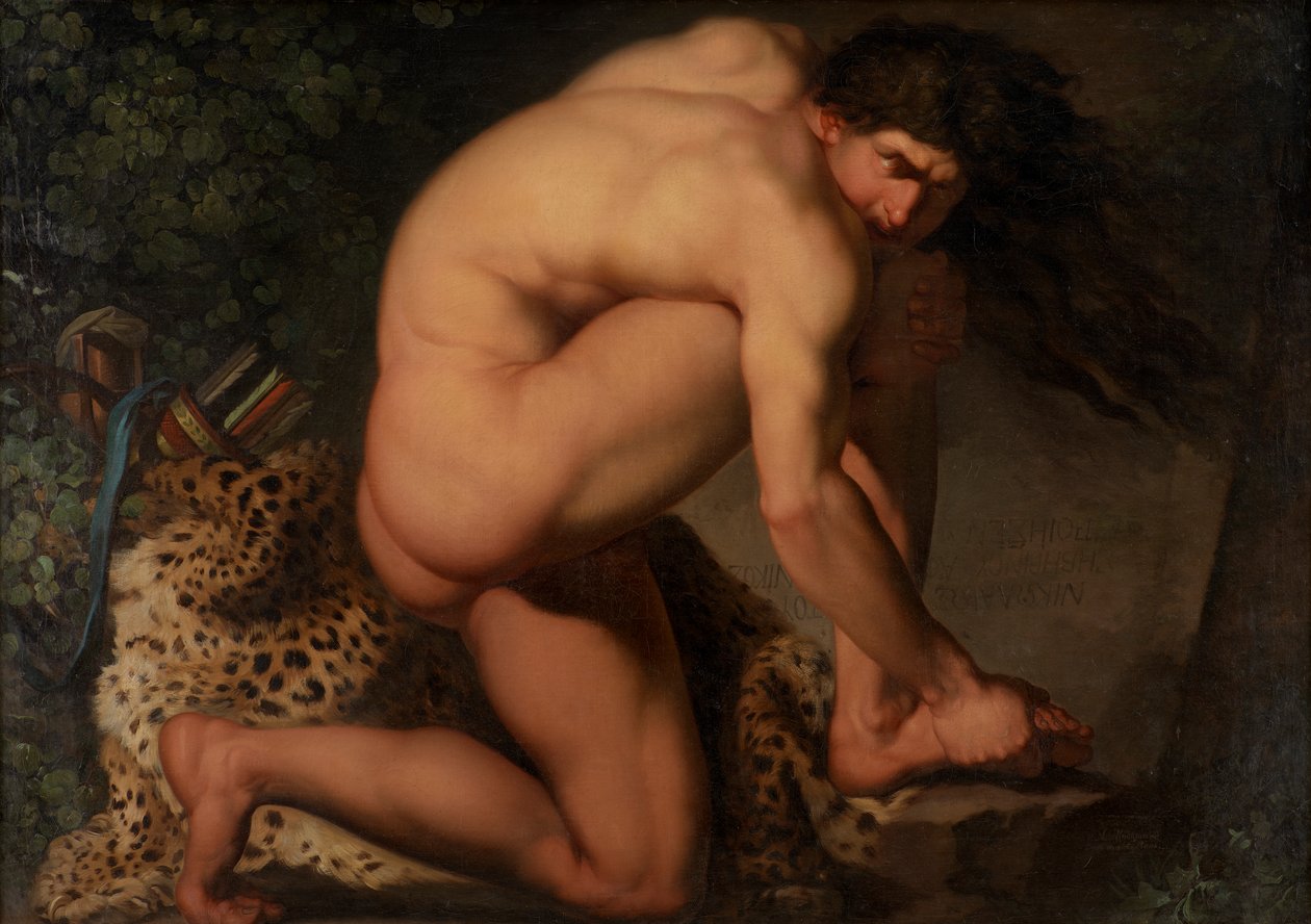 De sårede Filokteter af Nicolai Abraham Abildgaard