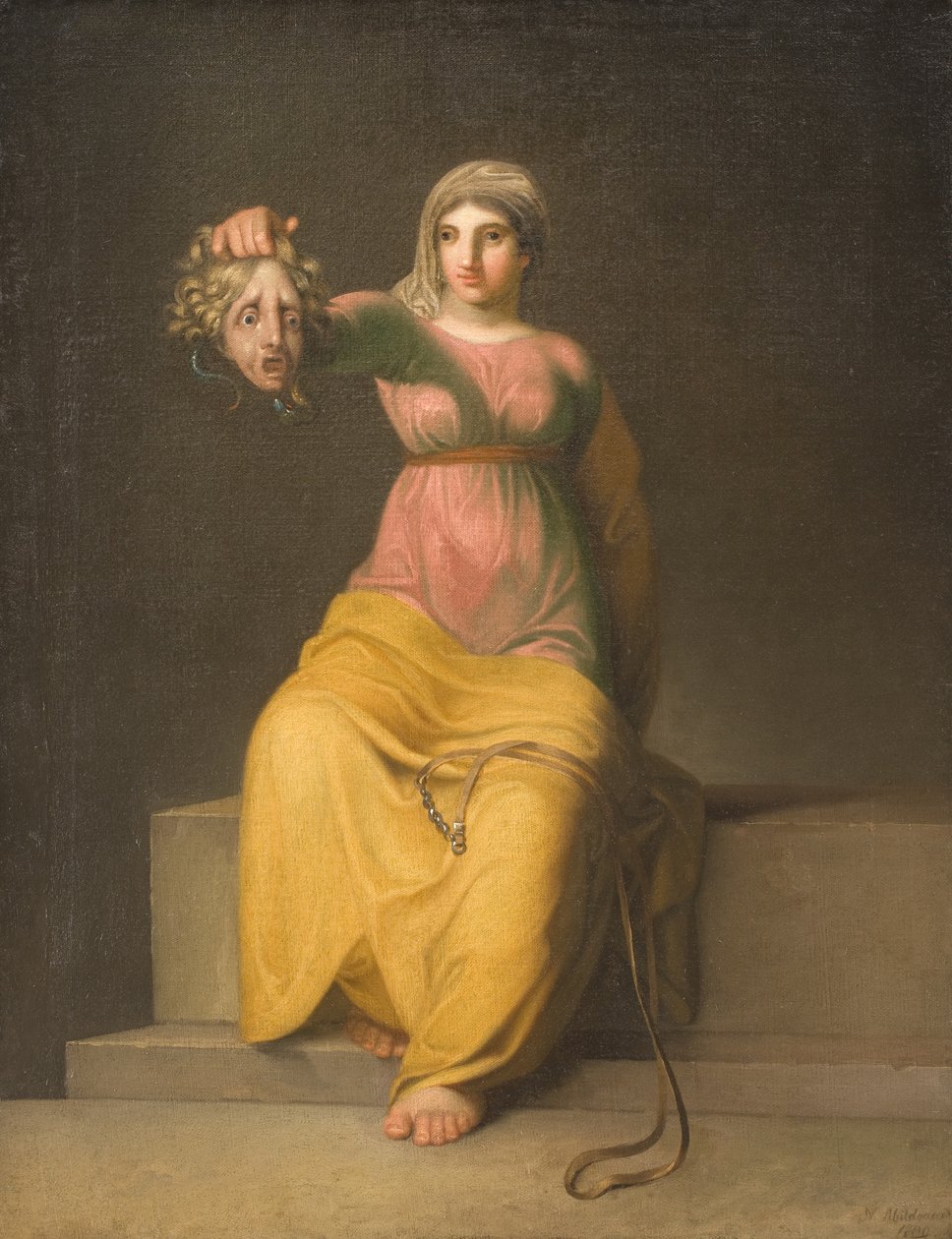 Teologi. Allegorisk figur, 1800. af Nicolai Abraham Abildgaard