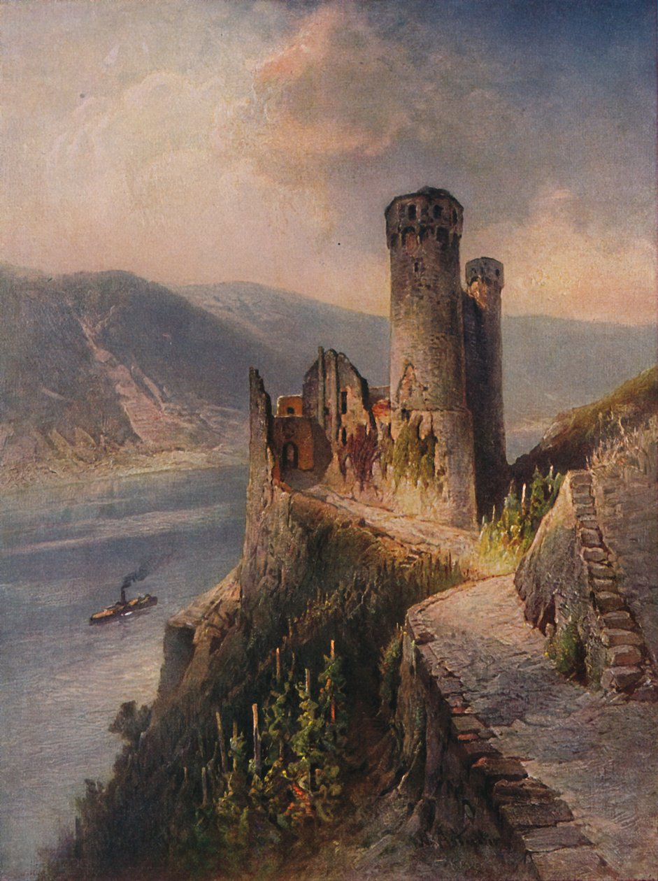 Ruine Ehrenfels, Ehrenfels Slot, 1923. af Nicolai Astudin