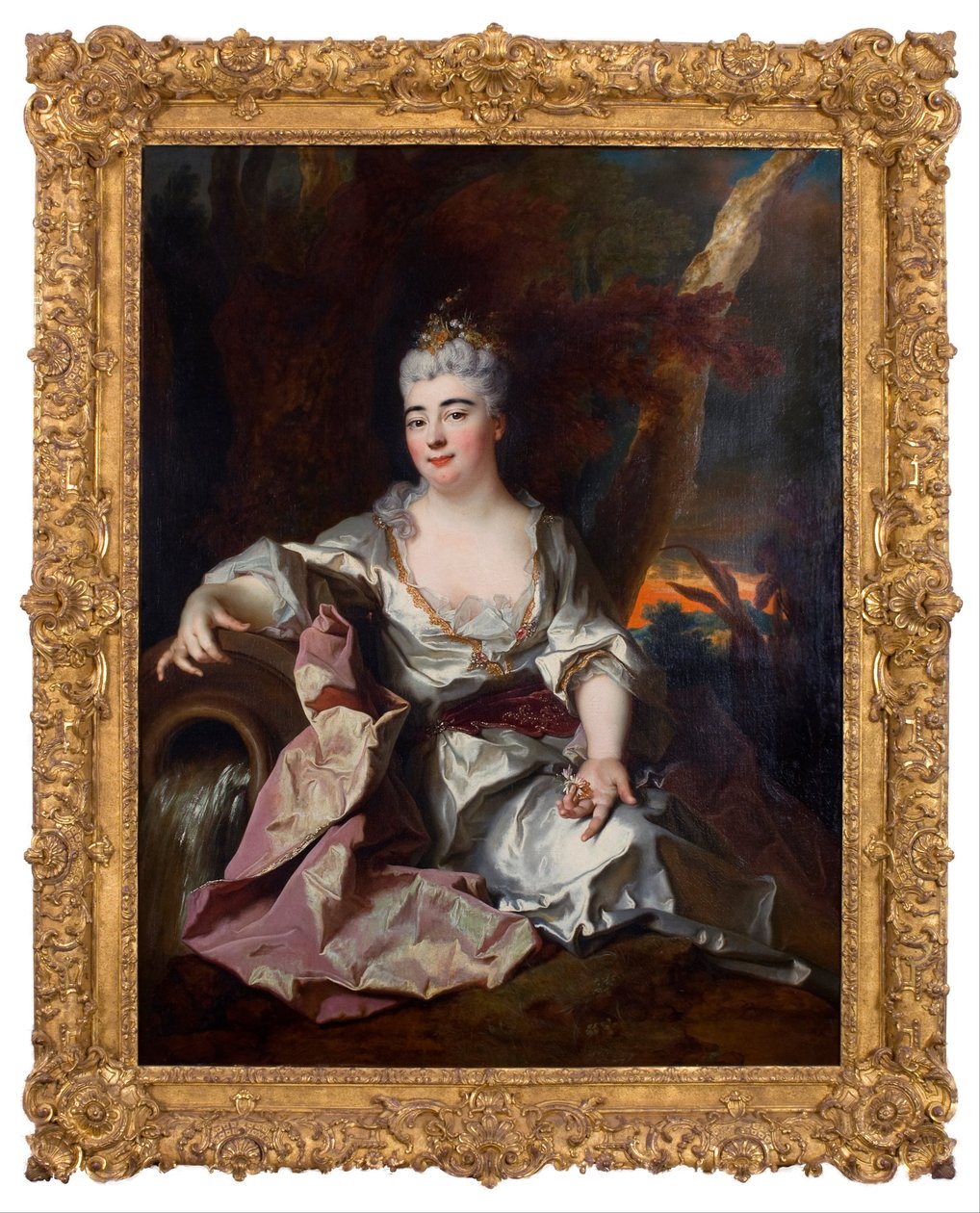 Portræt af hertuginde de Berry af Nicolas de Largillière