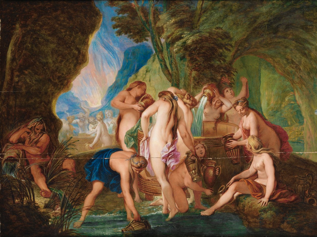 Danaides in Hell af Nicolas Bertin