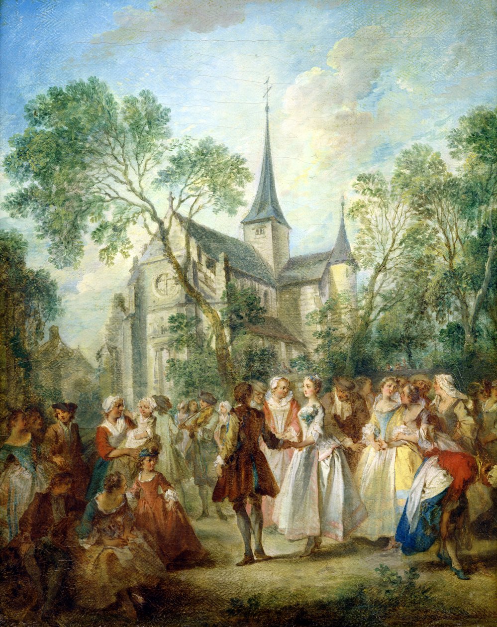 Bryllupsdansen af Nicolas Lancret