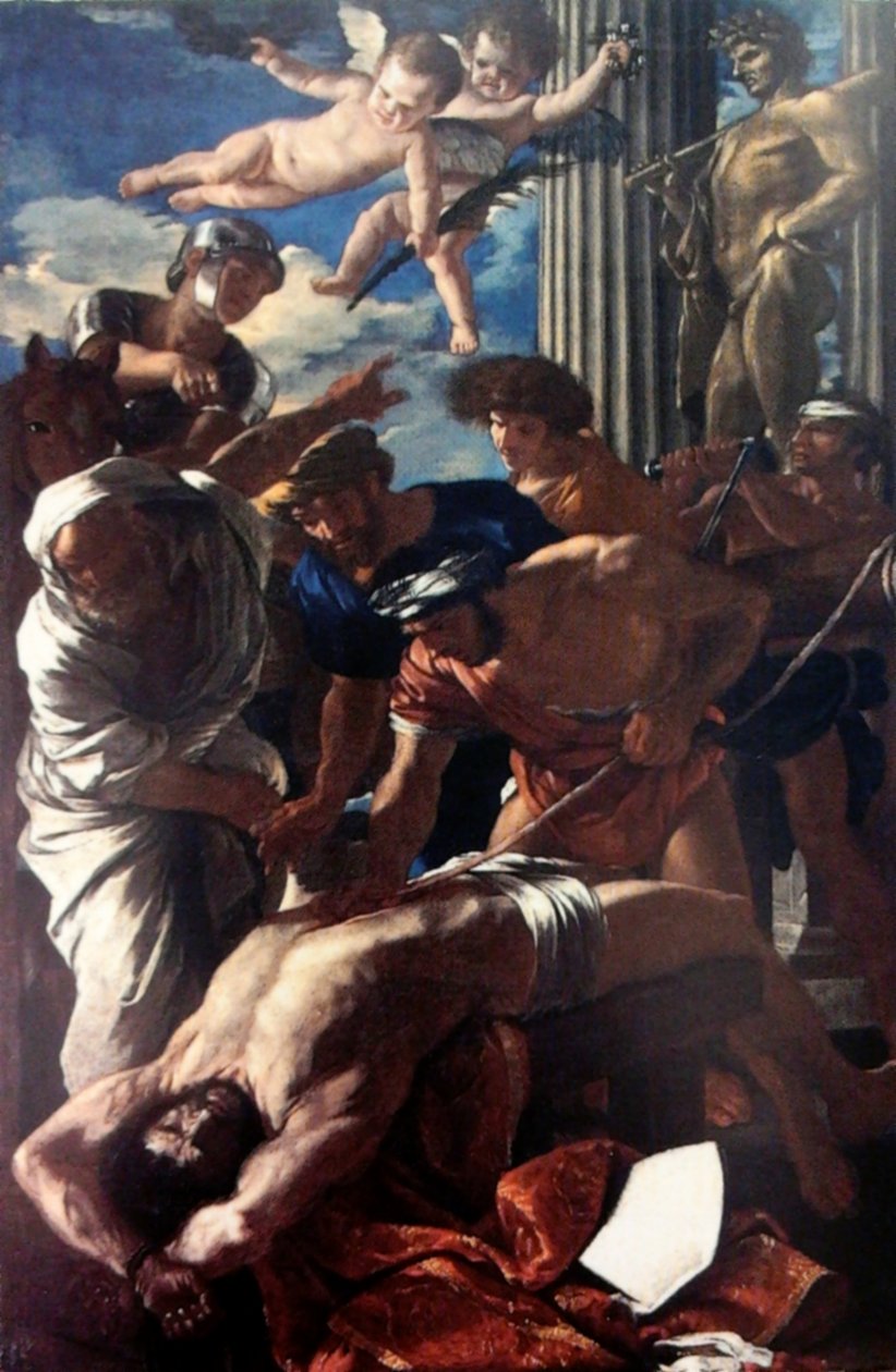 Erasmus martyrium af Nicolas Poussin