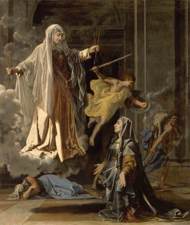 Romaine Louvre af Nicolas Poussin