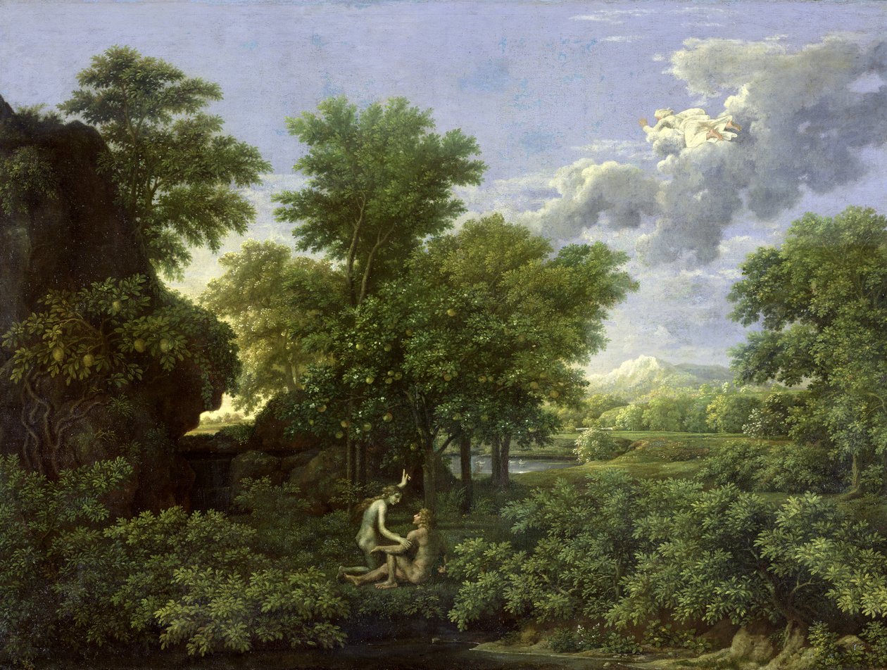 Forår eller Edens Have af Nicolas Poussin