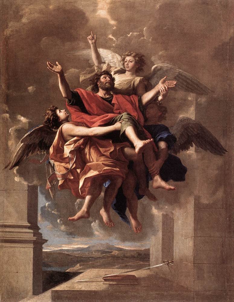 St Pauls ekstase af Nicolas Poussin