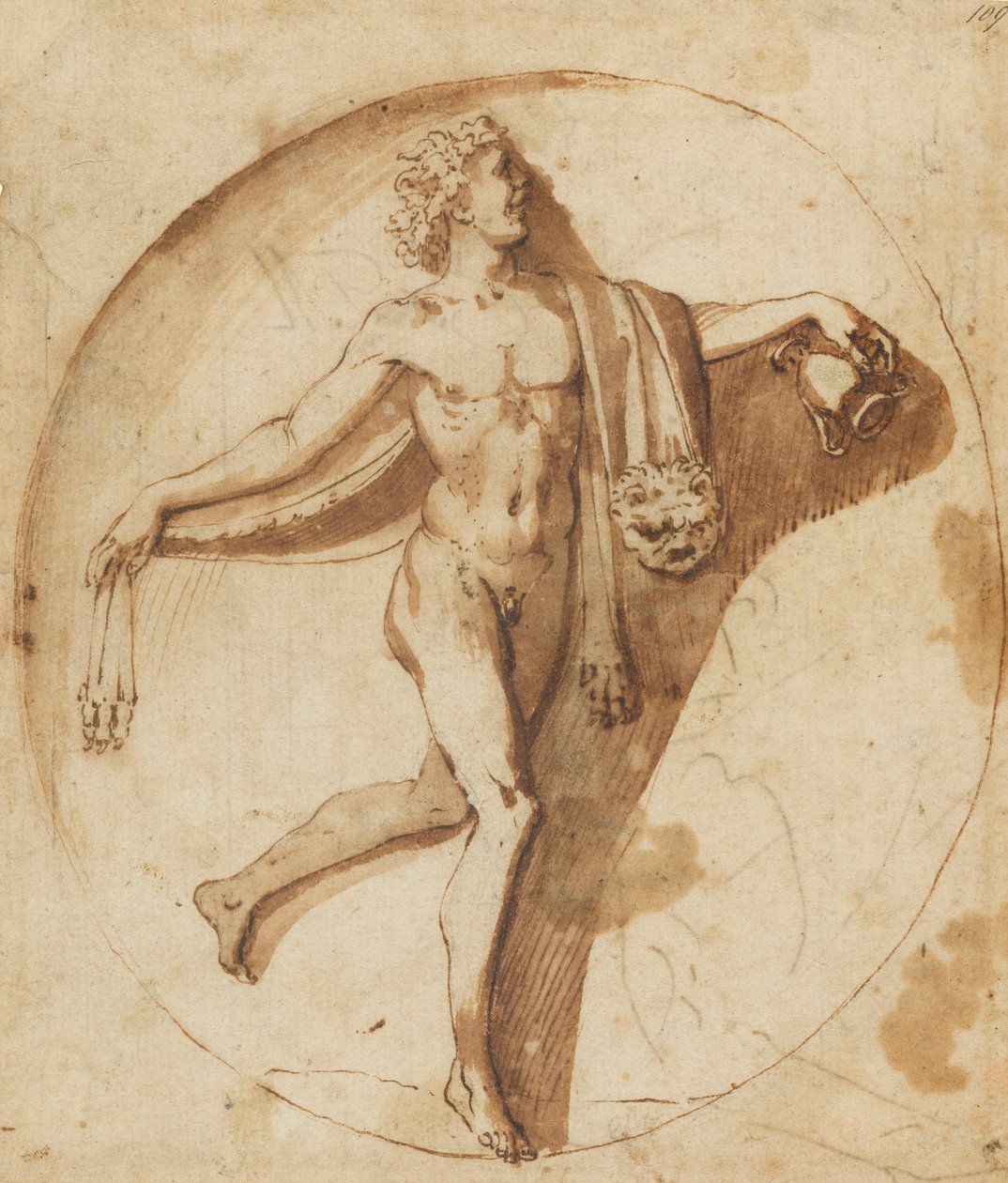 Votary af Bacchus, c.1640 af Nicolas Poussin