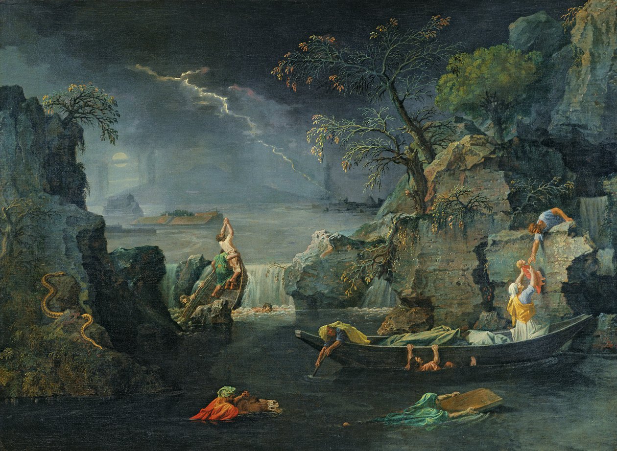 Vinter eller Syndfloden, 1660-64 af Nicolas Poussin
