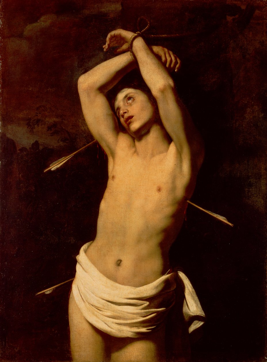 Sankt Sebastian af Nicolas Regnier