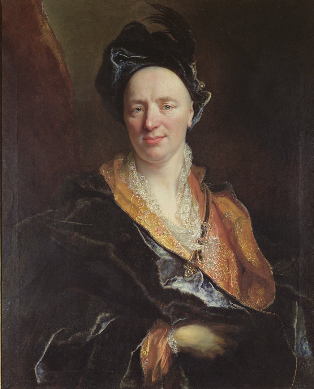 Portræt af Jean Baptiste Rousseau (1671-1741) 1710 af Nicolas de Largillière