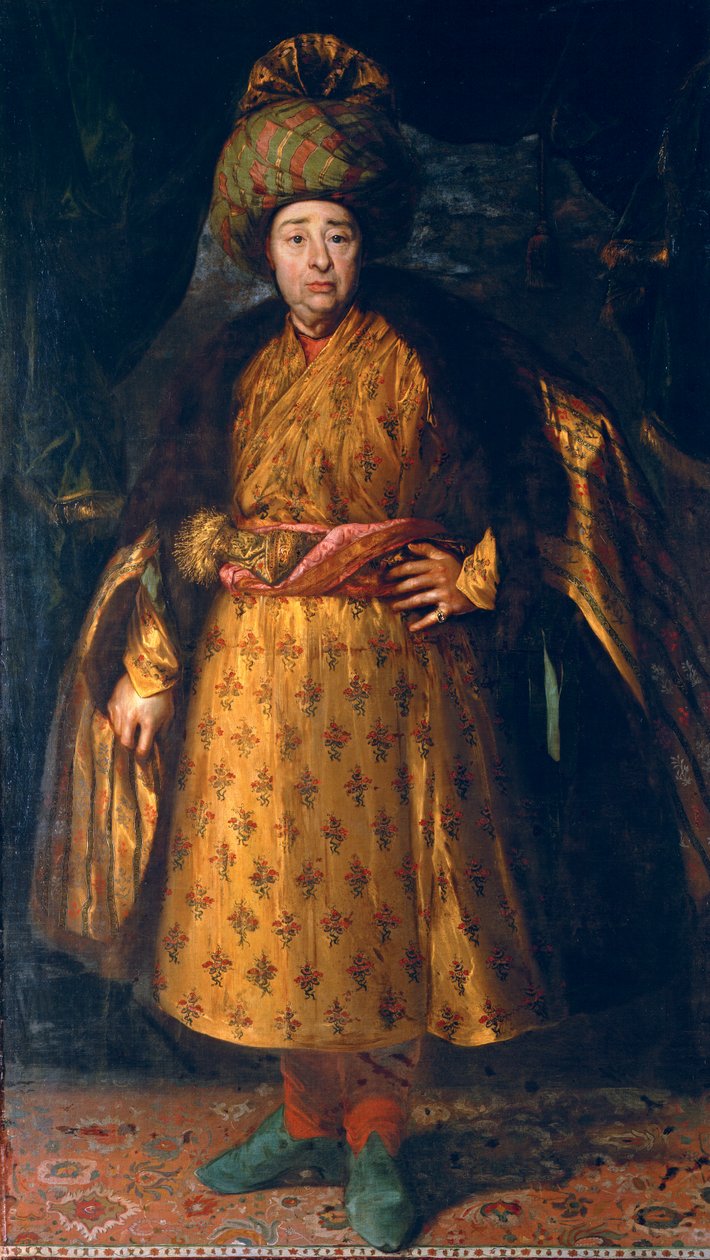 Guldsmed Jean-Baptiste Tavernier (1605-1689) af Nicolas de Largillière