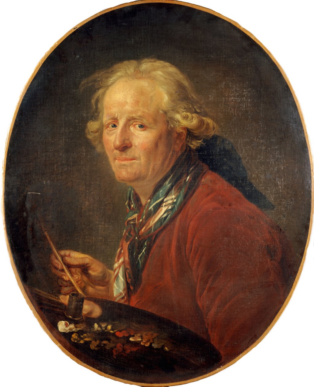 Selvportræt. af Nicolas Bernard Lepicie