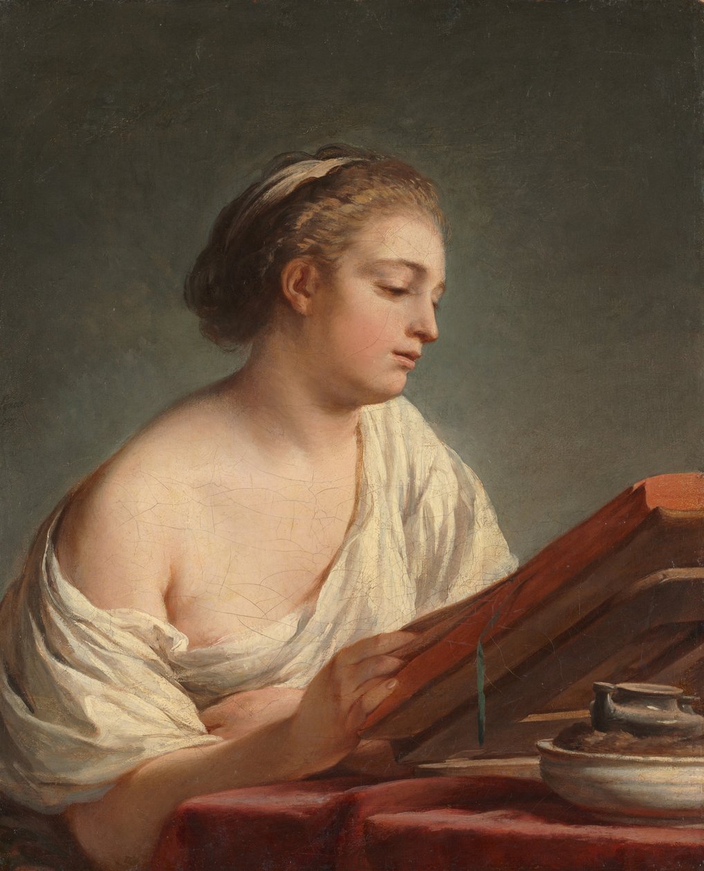 Kvinde læser, 1769 af Nicolas Bernard Lepicie