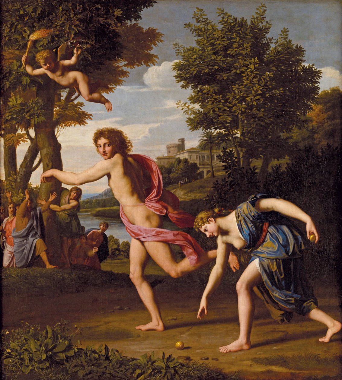 Hippomenes og Atalanta af Nicolas Colombel