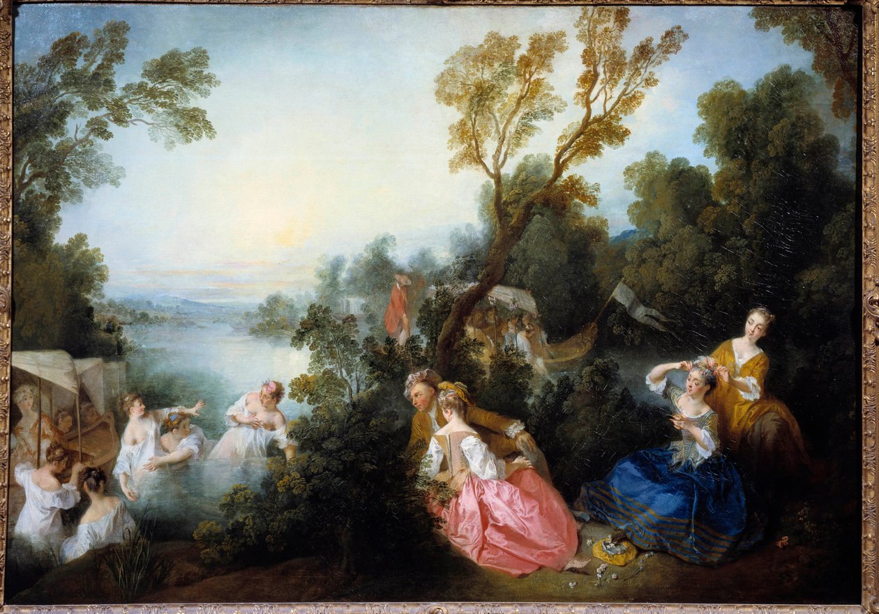 Maleri af Nicolas Lancret (1690-1743) af Nicolas Lancret