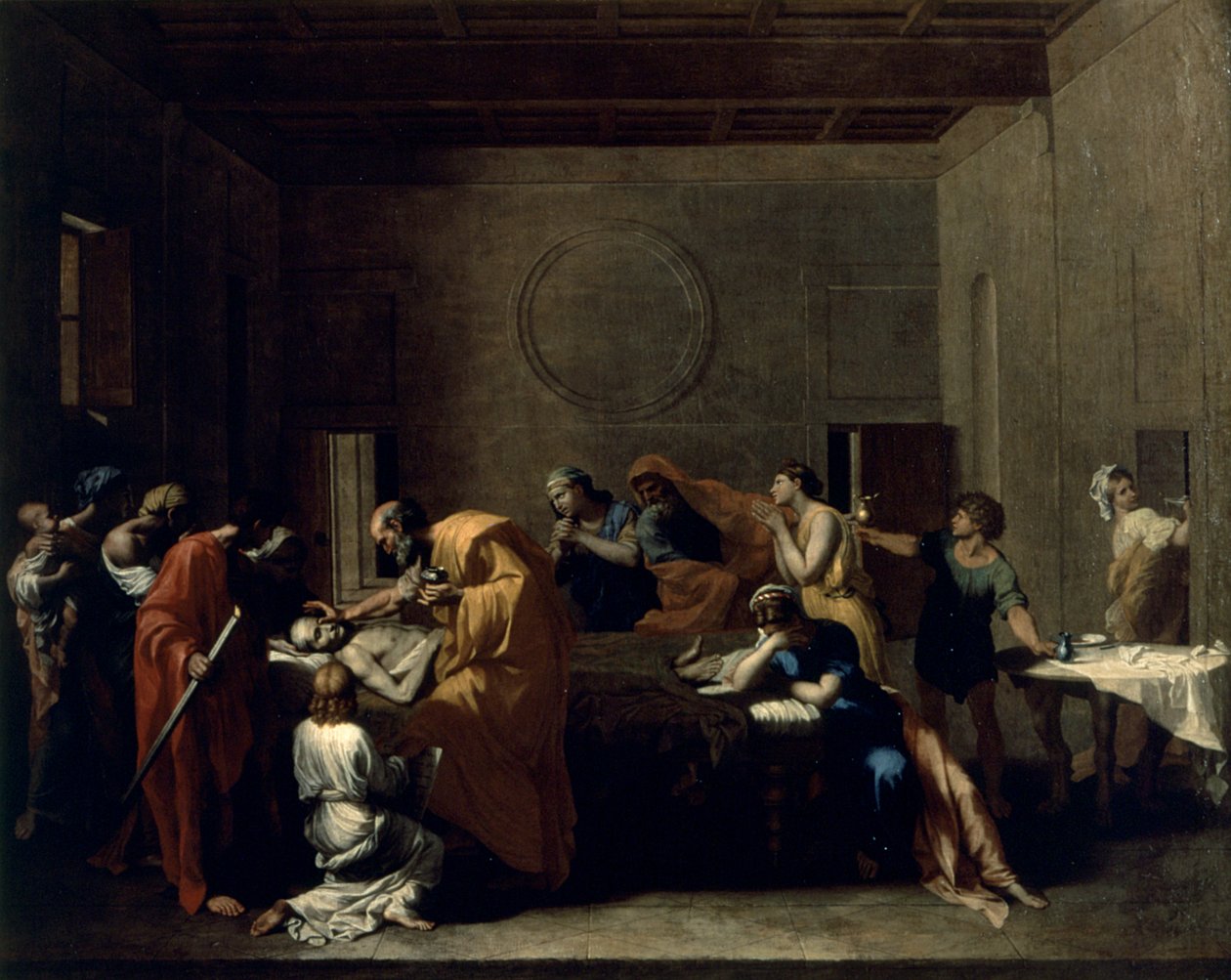 Extreme Unction, c.1638-40 af Nicolas Poussin