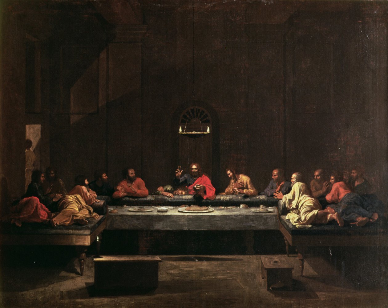 Hellig Eukaristi, ca. 1638-40 af Nicolas Poussin